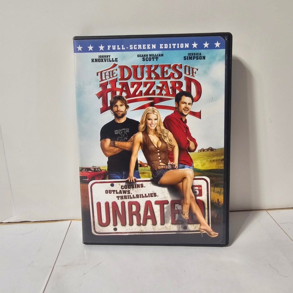 The Dukes of Hazzard DVD Unrated Full Screen Edition Johnny Knoxville 75713